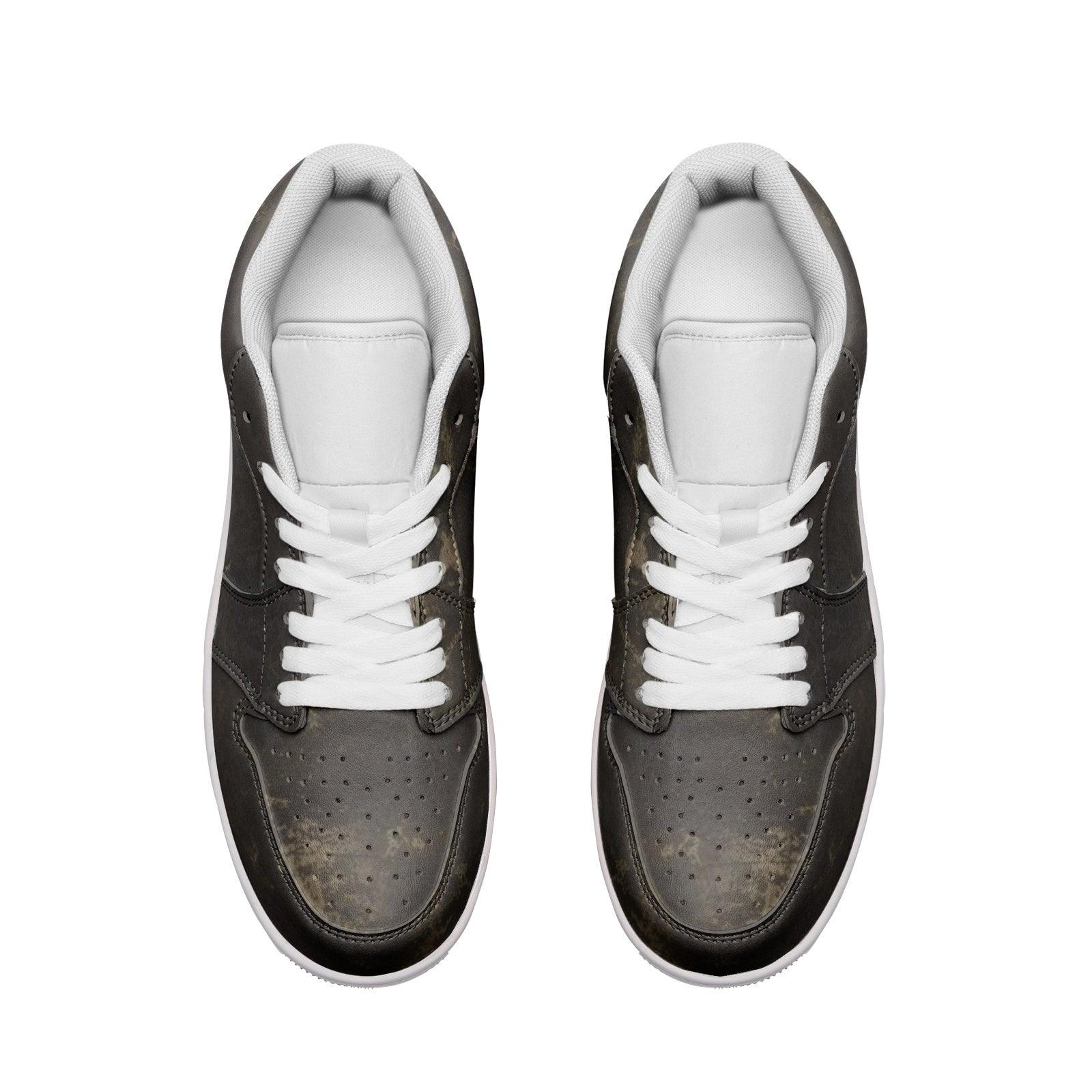 Unisex Low Top Leather Sneakers - Premium  from Elementologie - Just $109! Shop now at Elementologie