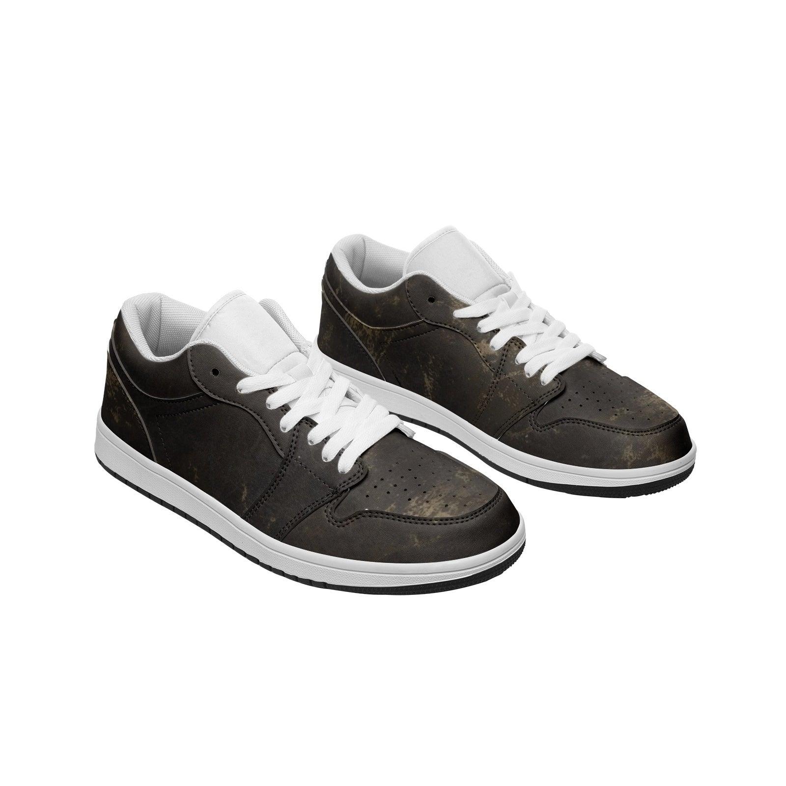 Unisex Low Top Leather Sneakers - Premium  from Elementologie - Just $109! Shop now at Elementologie