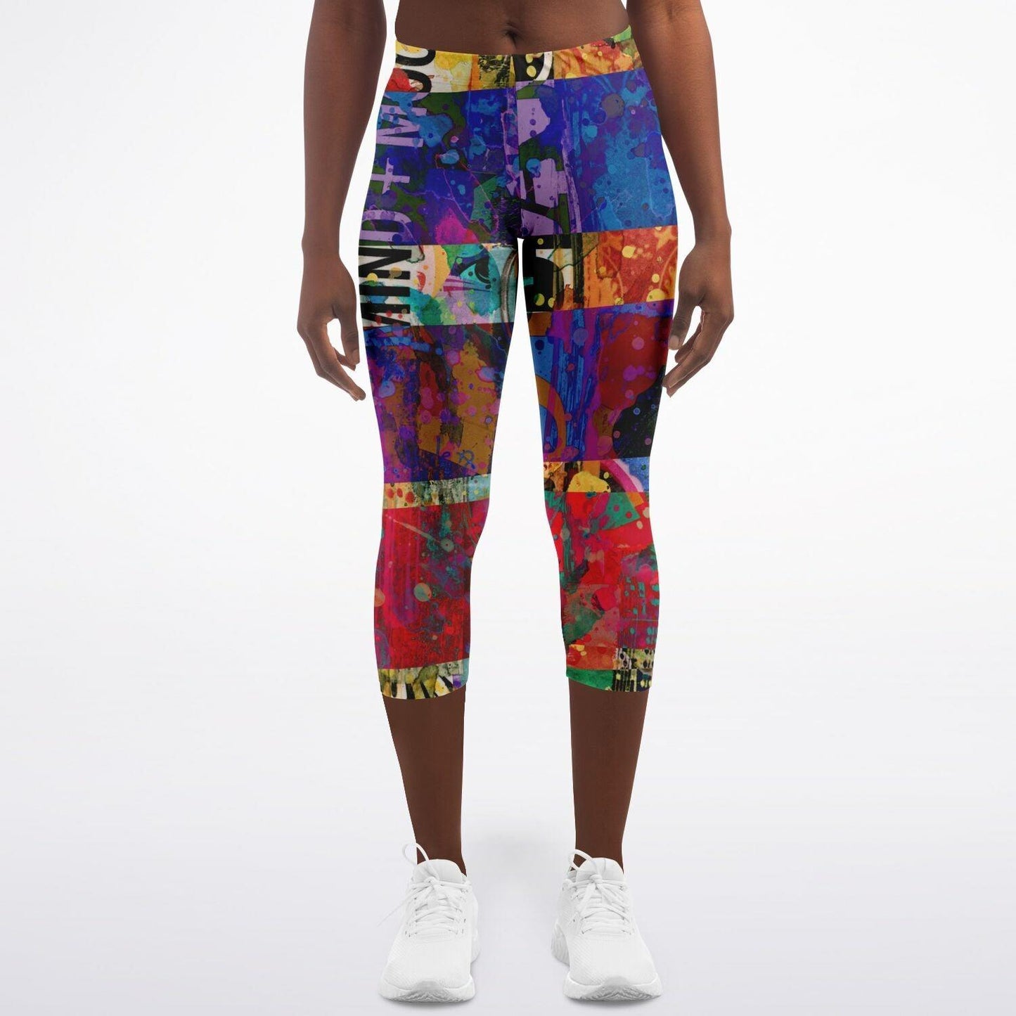 Capri Leggings-Collage No.07 - Premium  from Elementologie - Just $39.99! Shop now at Elementologie