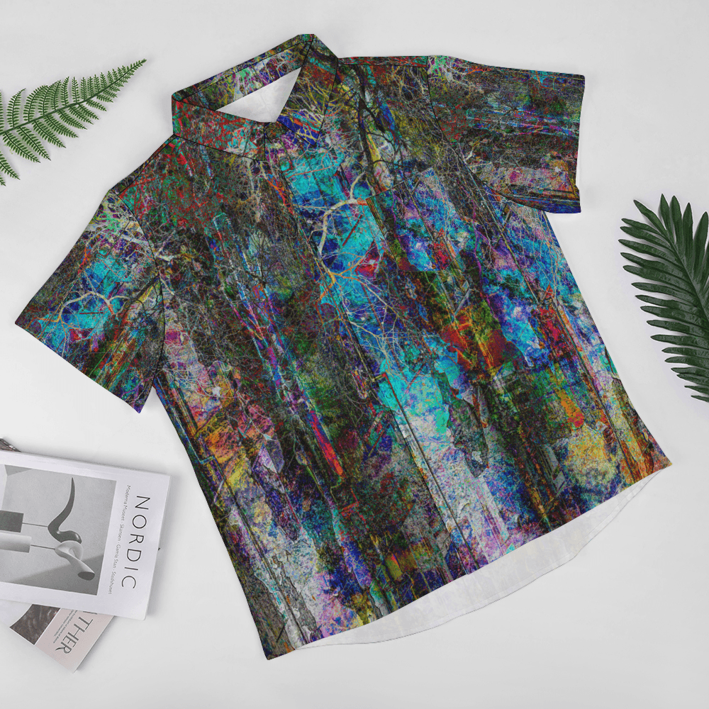 Men's Short Sleeve Shirt-Abstract No.127 - Premium  from Elementologie - Just $24.99! Shop now at Elementologie