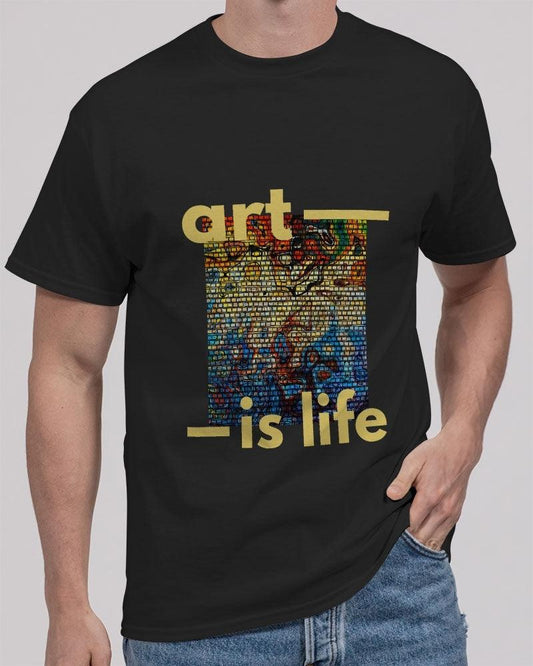 Cool Heavy Cotton Tee-Art is Life No.01 - Premium  from Elementologie - Just $27.99! Shop now at Elementologie