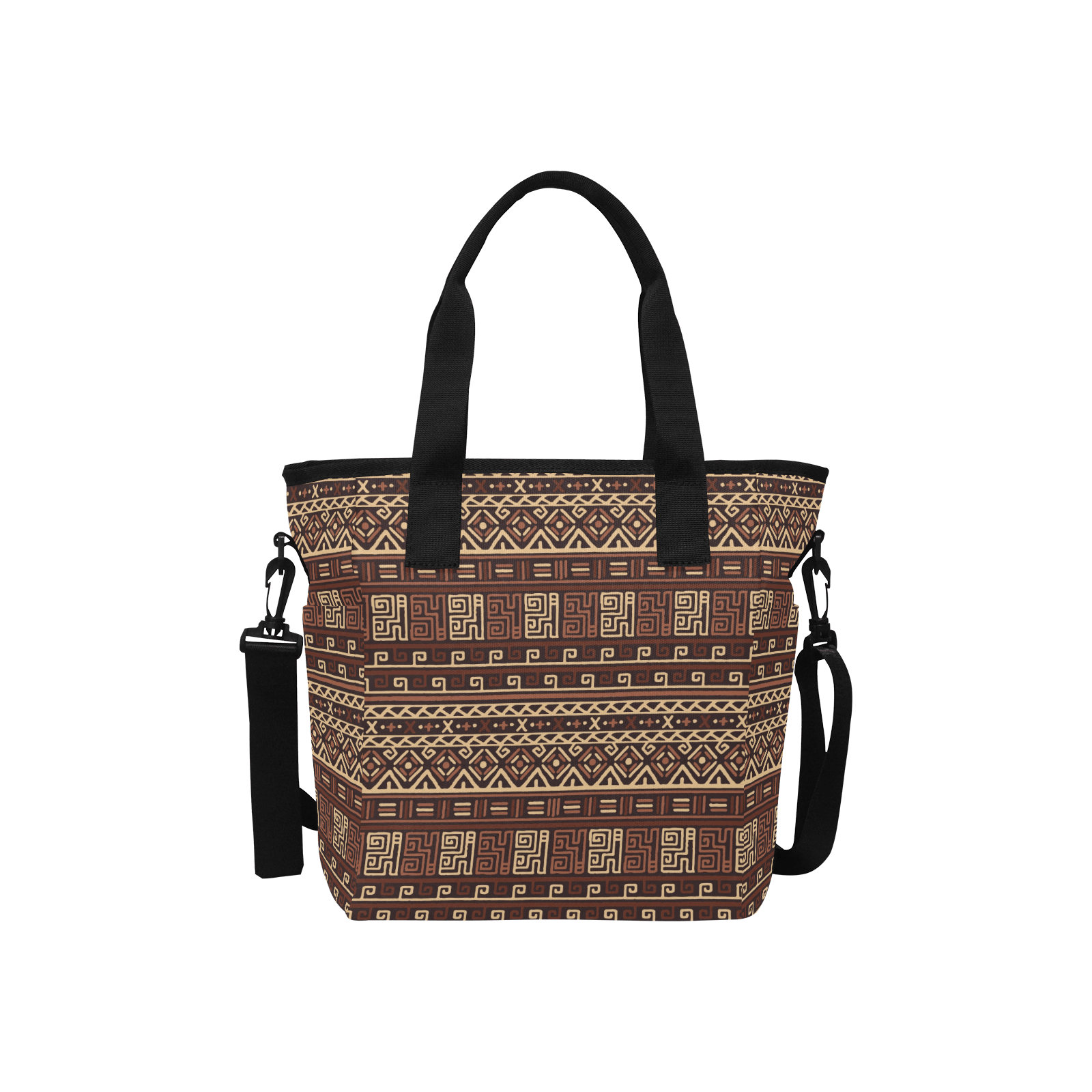 Tote Bag with Shoulder Strap-Tribal - Elementologie