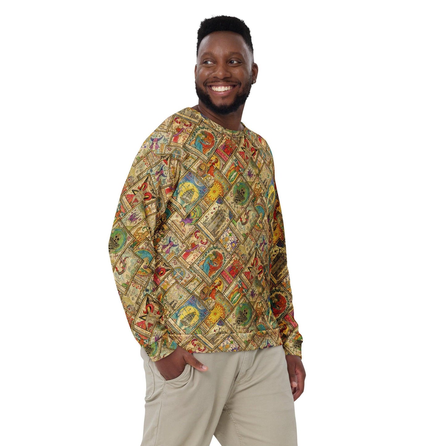 Men's Sweatshirt-Tarot - Premium  from Elementologie - Just $48.50! Shop now at Elementologie