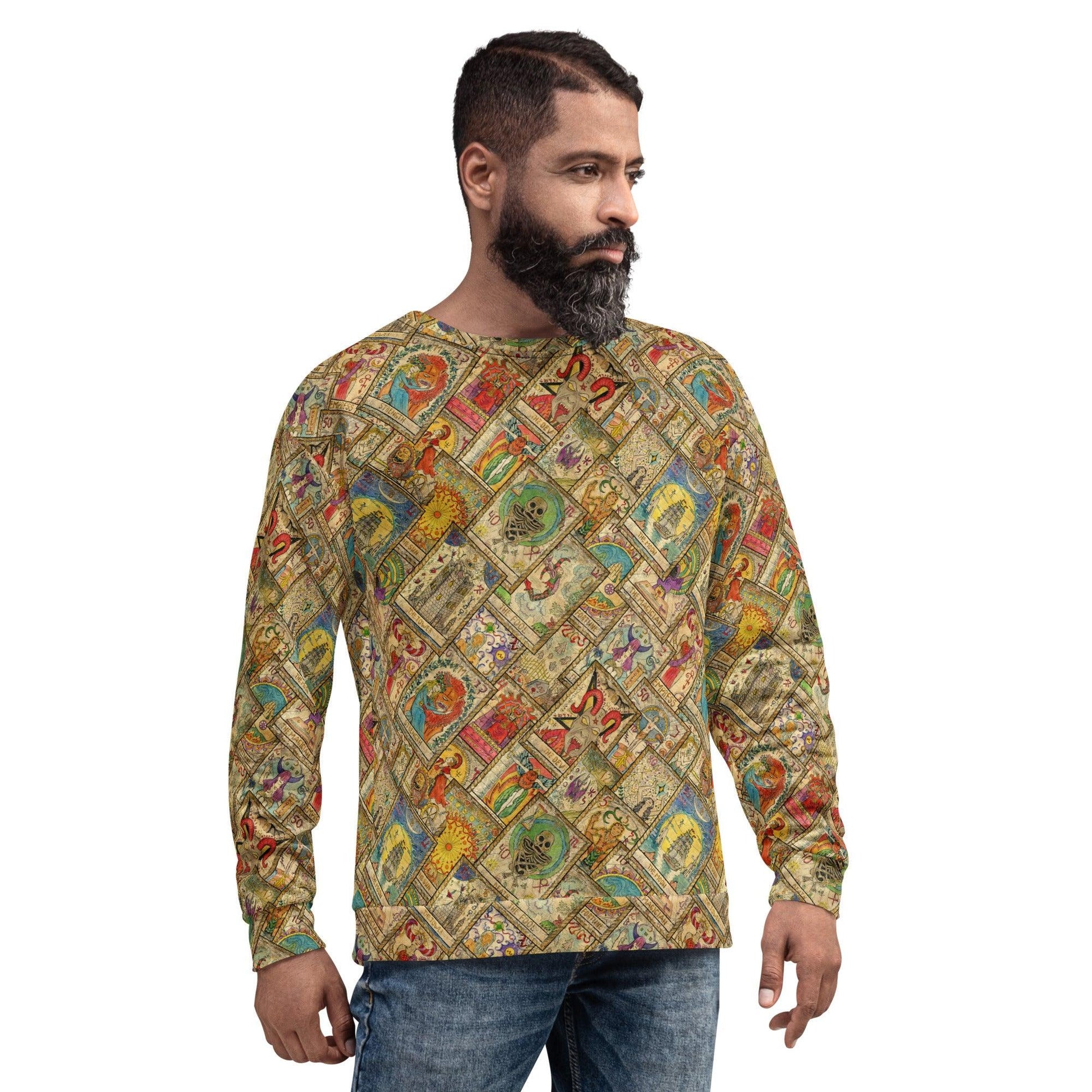 Men's Sweatshirt-Tarot - Premium  from Elementologie - Just $48.50! Shop now at Elementologie