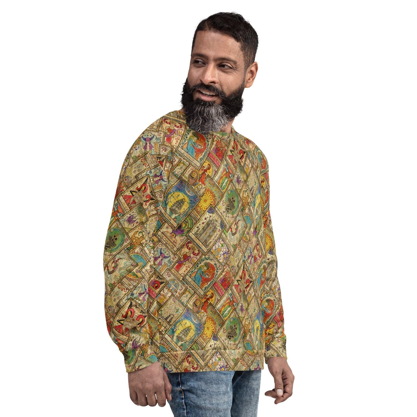 Men's Sweatshirt-Tarot - Premium  from Elementologie - Just $48.50! Shop now at Elementologie