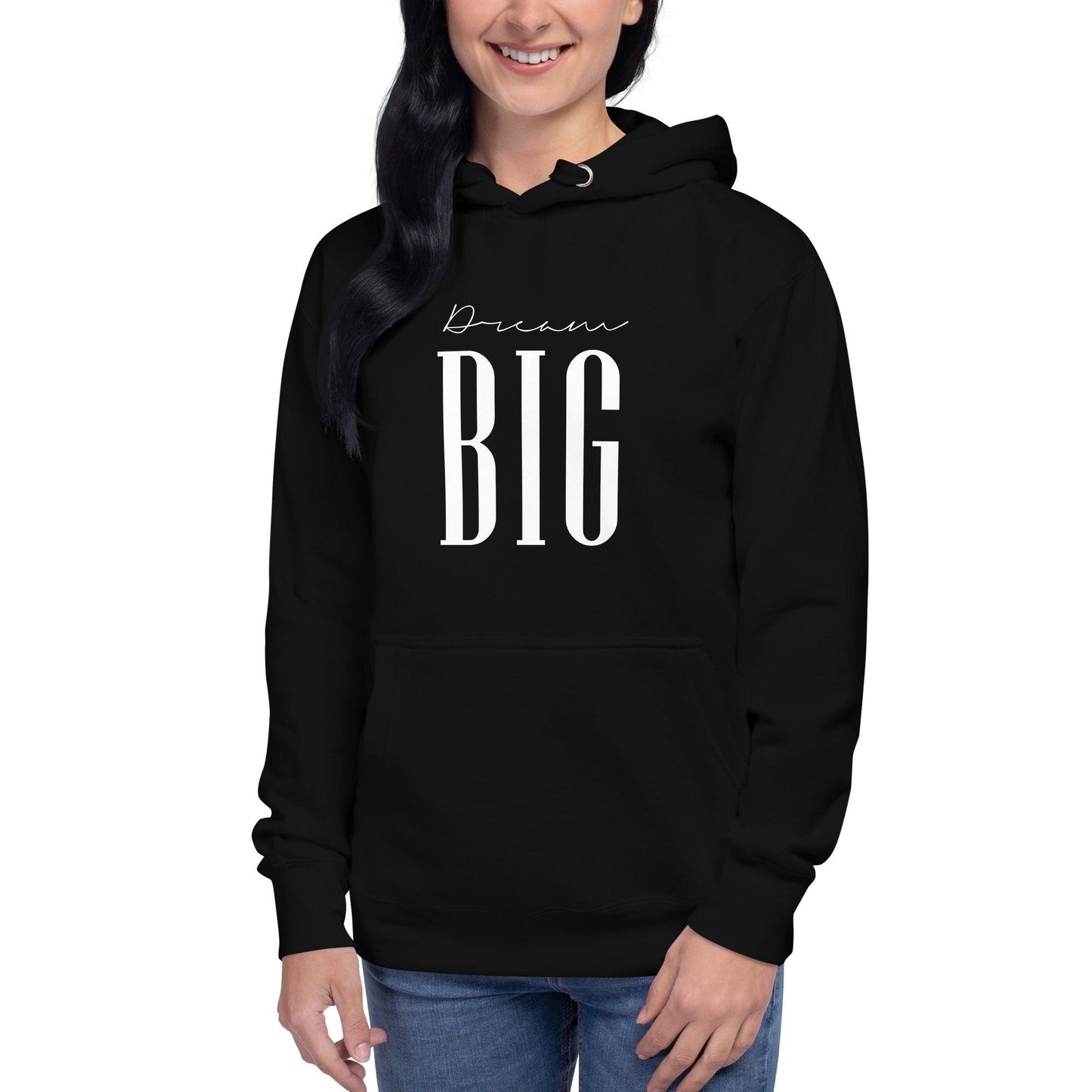 Unisex Hoodie-Dream Big - Premium  from Elementologie - Just $45.50! Shop now at Elementologie