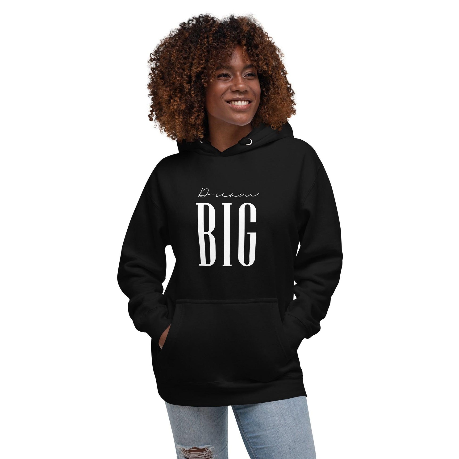 Unisex Hoodie-Dream Big - Premium  from Elementologie - Just $45.50! Shop now at Elementologie