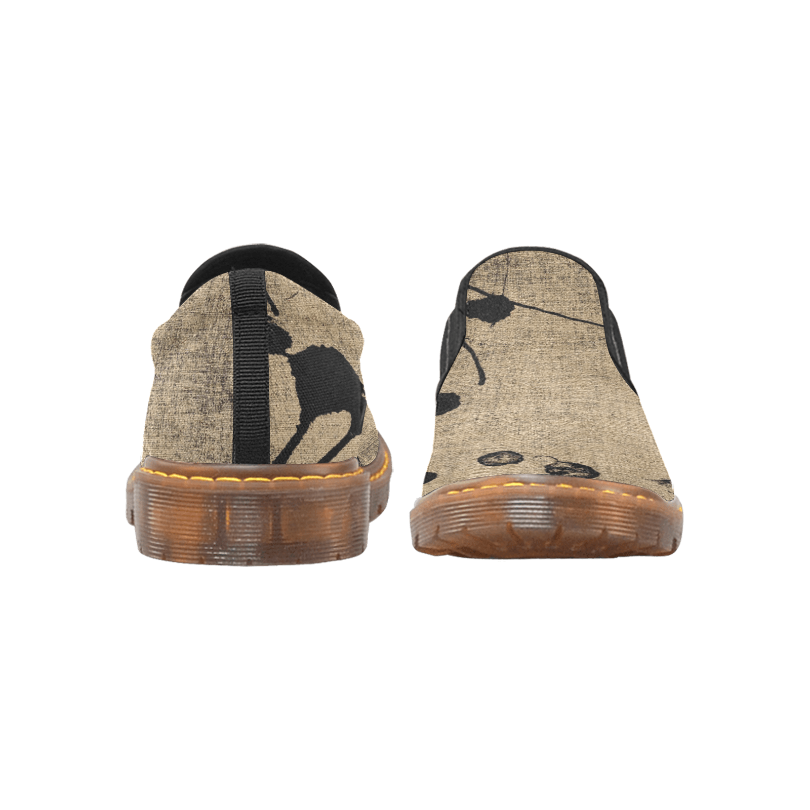 Men's Slip-On Loafer-Ink Graphics - Premium  from Elementologie - Just $64.99! Shop now at Elementologie