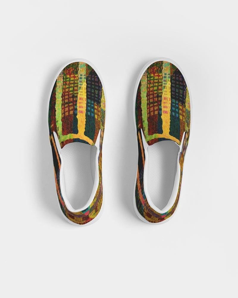 Men's Slip-On Canvas Shoe-Abstract No.700 - Premium  from Elementologie - Just $59.99! Shop now at Elementologie