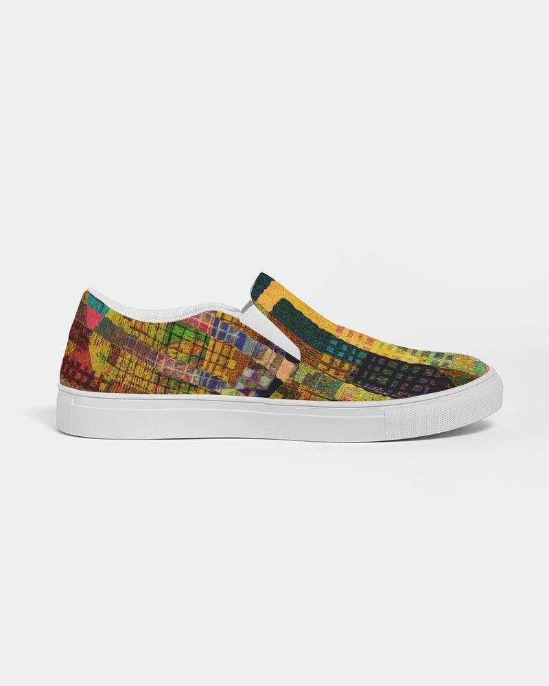 Men's Slip-On Canvas Shoe-Abstract No.700 - Premium  from Elementologie - Just $59.99! Shop now at Elementologie