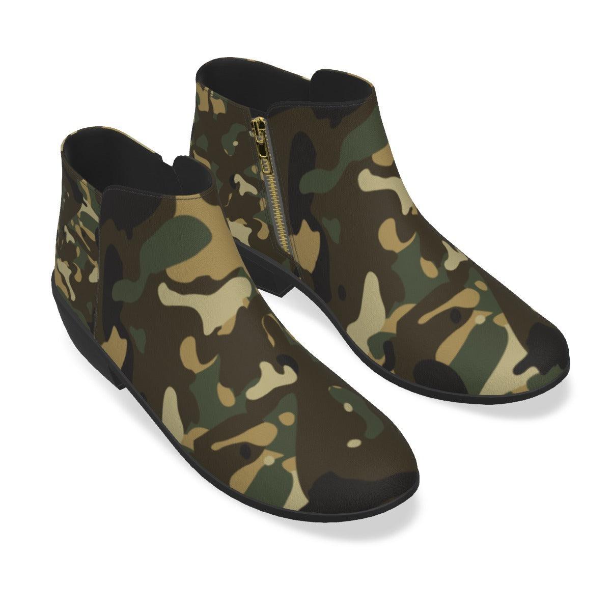 Men's Fashion Suede Boots-Camo - Premium  from Elementologie - Just $89.99! Shop now at Elementologie