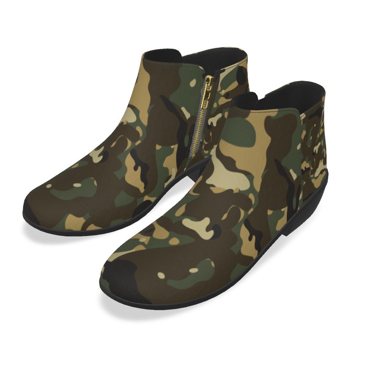 Men's Fashion Suede Boots-Camo - Premium  from Elementologie - Just $89.99! Shop now at Elementologie