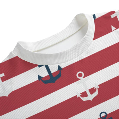 Men's Drop Shoulder T-Shirt-Anchors - Premium  from Elementologie - Just $19.99! Shop now at Elementologie