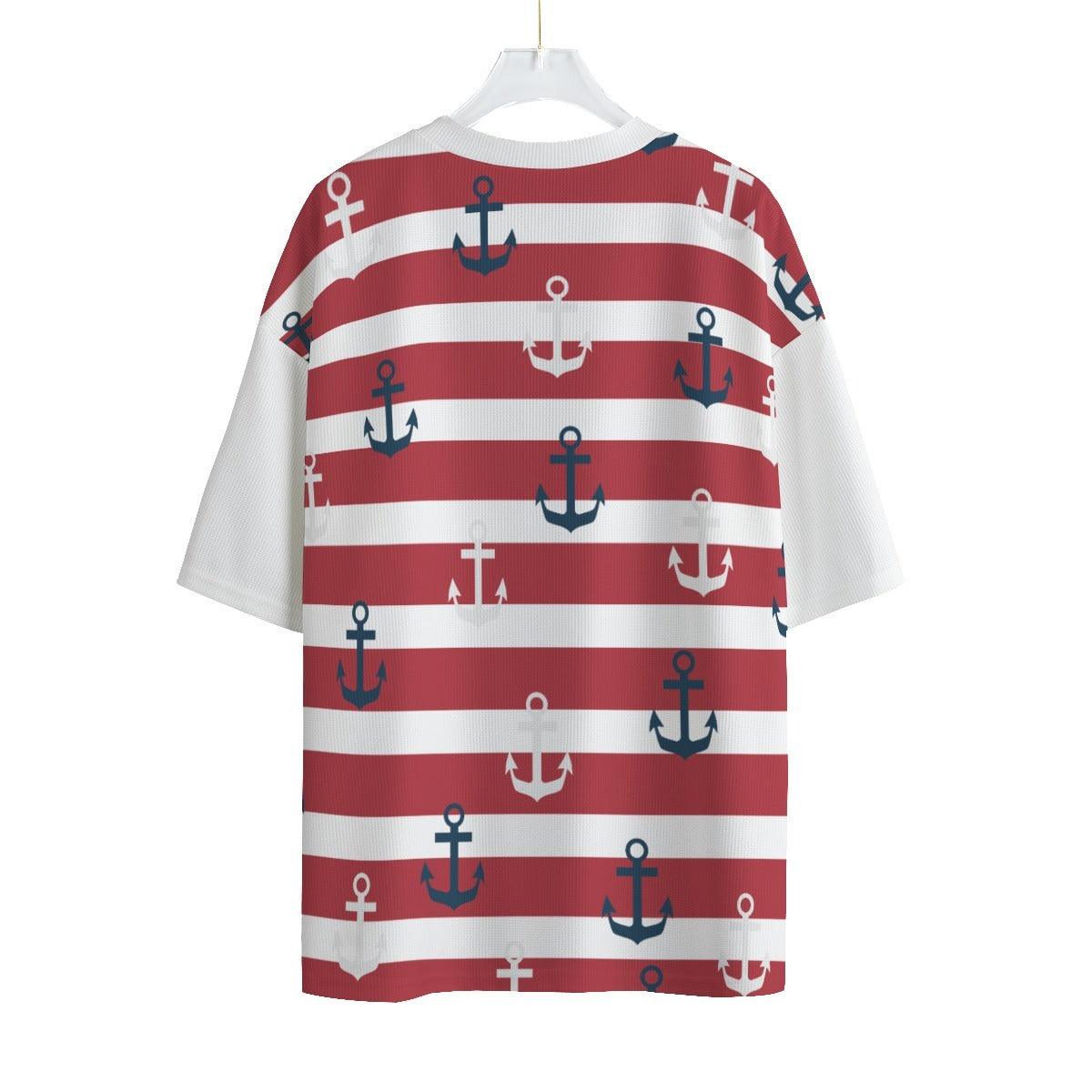 Men's Drop Shoulder T-Shirt-Anchors - Premium  from Elementologie - Just $19.99! Shop now at Elementologie