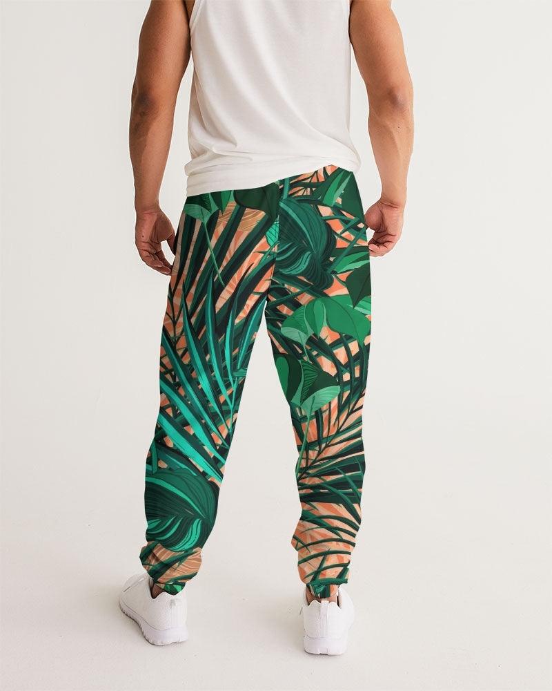 Men's Track Pants-Orange Tropics - Elementologie