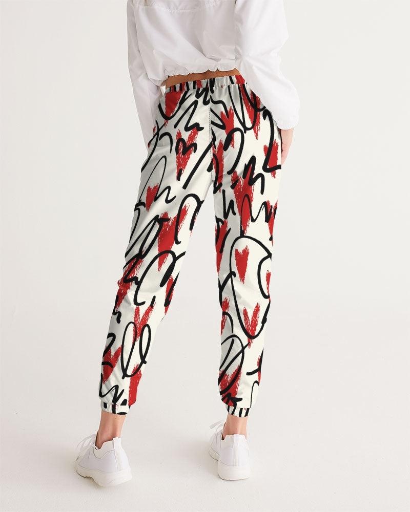 Women's Track Pants-Graphic Hearts - Premium  from Elementologie - Just $54.99! Shop now at Elementologie