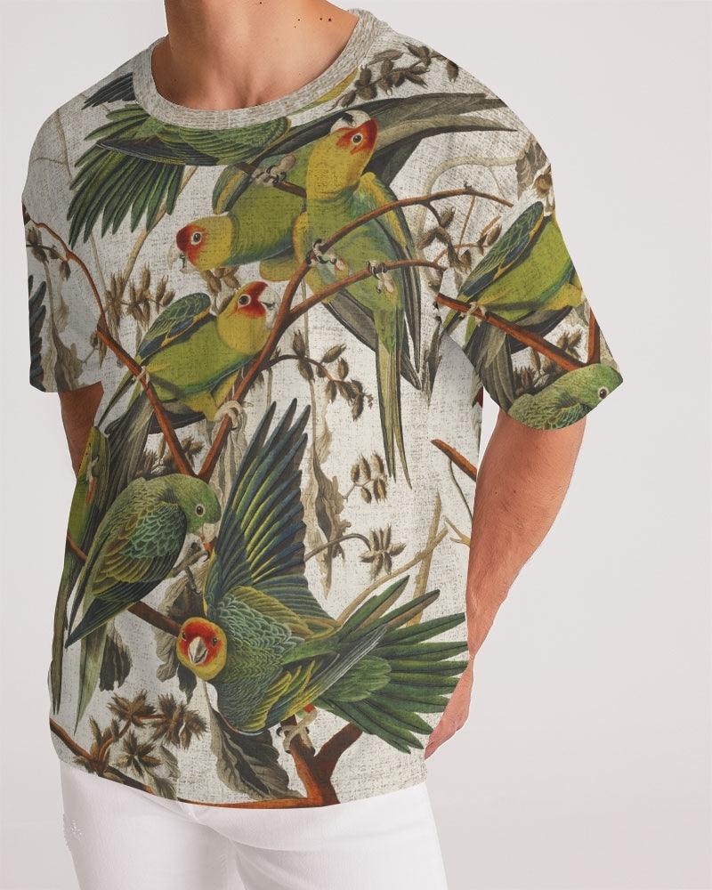 Men's Premium Heavyweight Tee-Yellow Parrots - Premium  from Elementologie - Just $39.99! Shop now at Elementologie