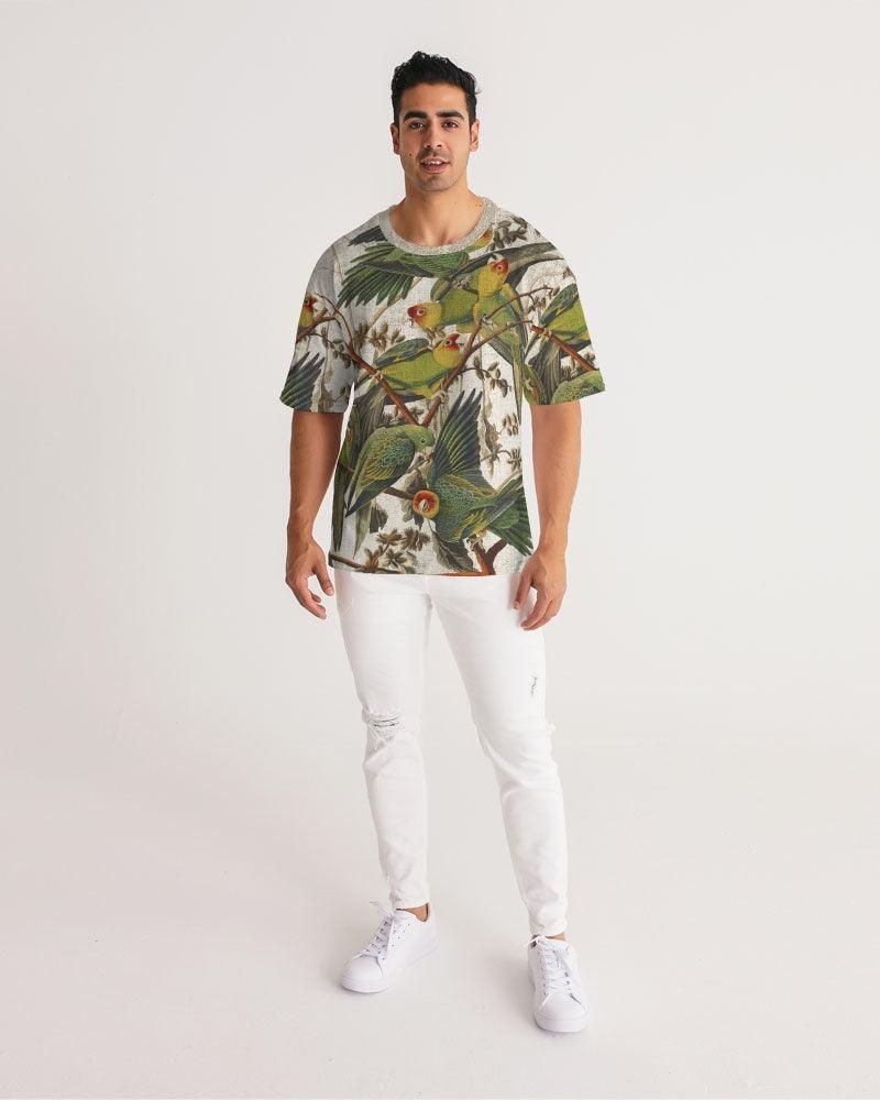 Men's Premium Heavyweight Tee-Yellow Parrots - Premium  from Elementologie - Just $39.99! Shop now at Elementologie