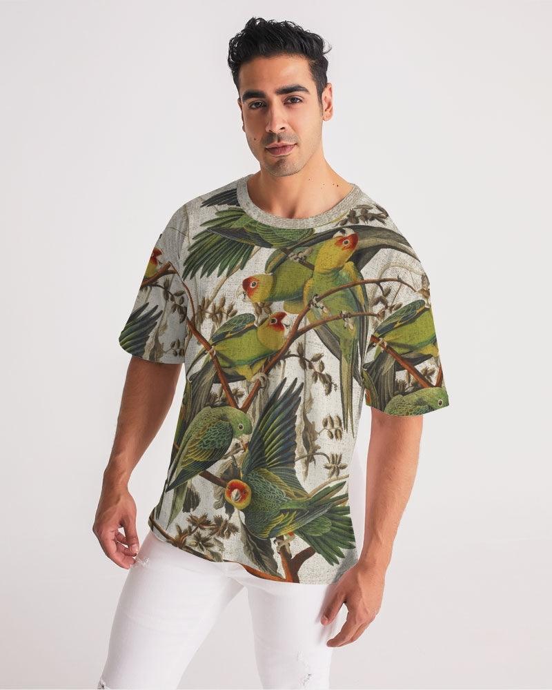 Men's Premium Heavyweight Tee-Yellow Parrots - Premium  from Elementologie - Just $39.99! Shop now at Elementologie