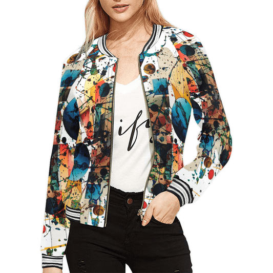 Women's Jacket-Abstract No. 3345 - Premium  from Elementologie - Just $49.99! Shop now at Elementologie