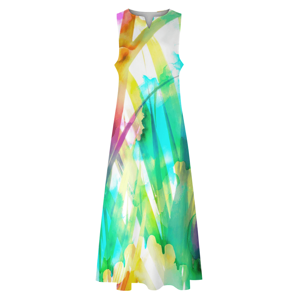 Long Dress-Watercolor - Premium  from Elementologie - Just $34.99! Shop now at Elementologie