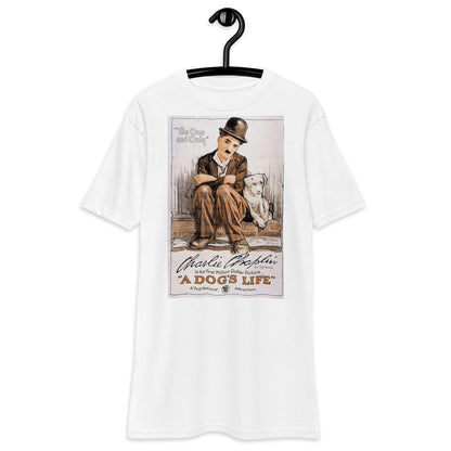 Men’s Premium Heavyweight Tee-Charlie Chaplin - Premium  from Elementologie - Just $26.50! Shop now at Elementologie