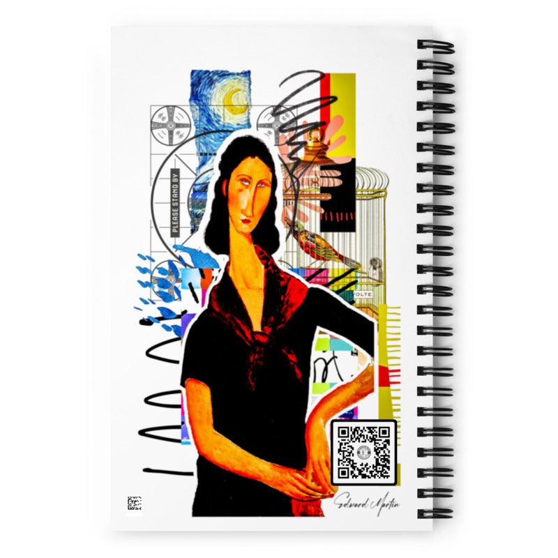 Spiral Notebook-Journal- Please Standby-by Edward Martin - Premium  from Elementologie - Just $17.95! Shop now at Elementologie