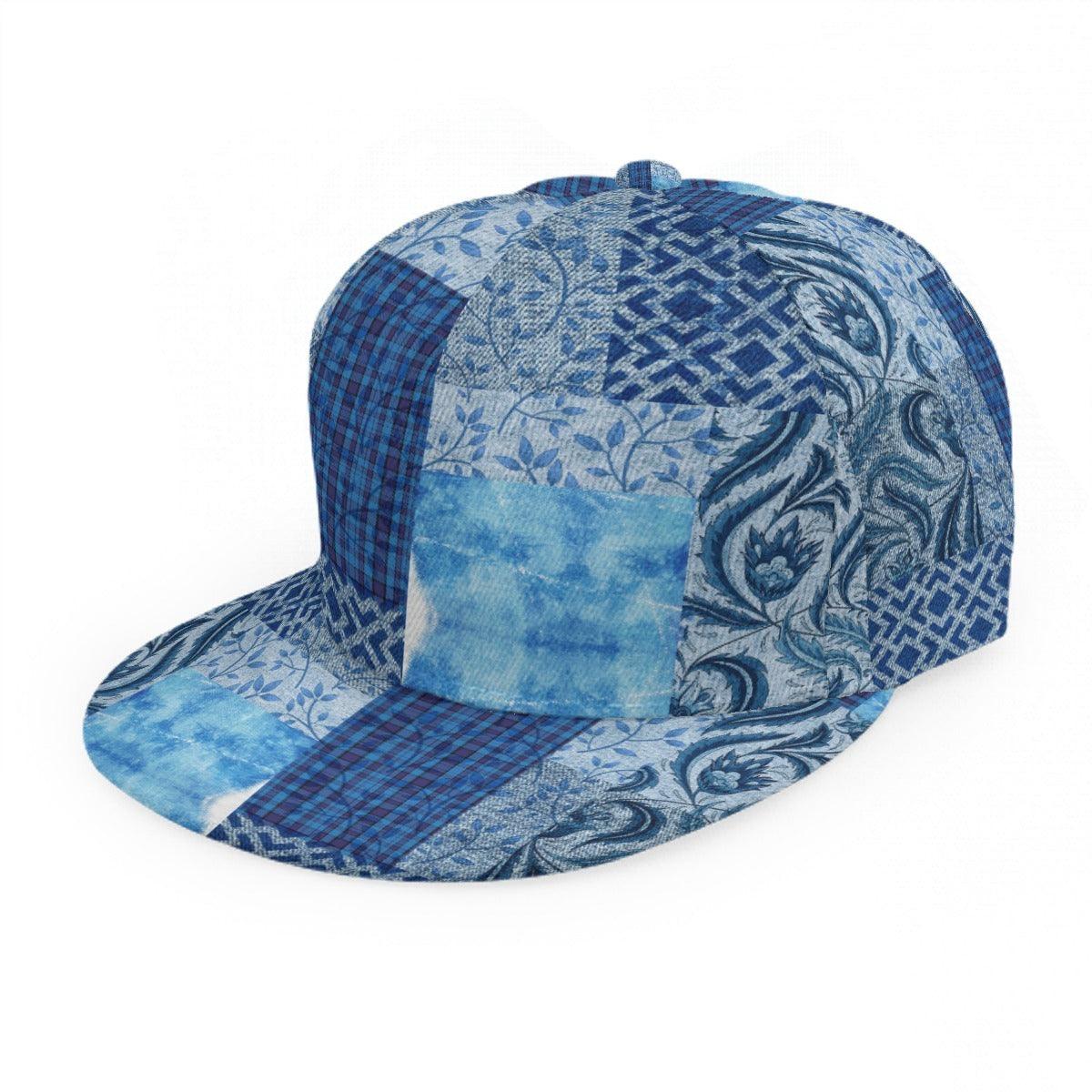 Flat Brim Hat- Azure - Premium  from Elementologie - Just $12.99! Shop now at Elementologie