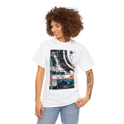 Unisex Heavy Cotton T-Shirt Gildan5000--Abstract Inked No.01 by Edward Martin - Premium  from Elementologie - Just $18.99! Shop now at Elementologie