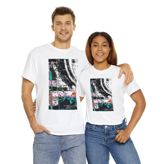 Unisex Heavy Cotton T-Shirt Gildan5000--Abstract Inked No.01 by Edward Martin - Premium  from Elementologie - Just $18.99! Shop now at Elementologie