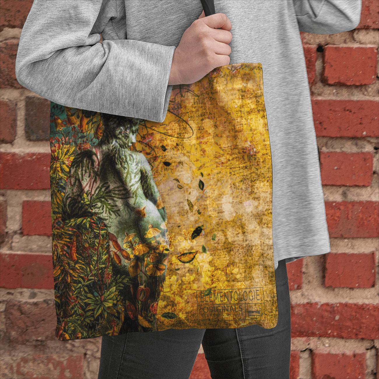 Heavy Duty and Strong Natural Canvas Tote Bag - Elementologie