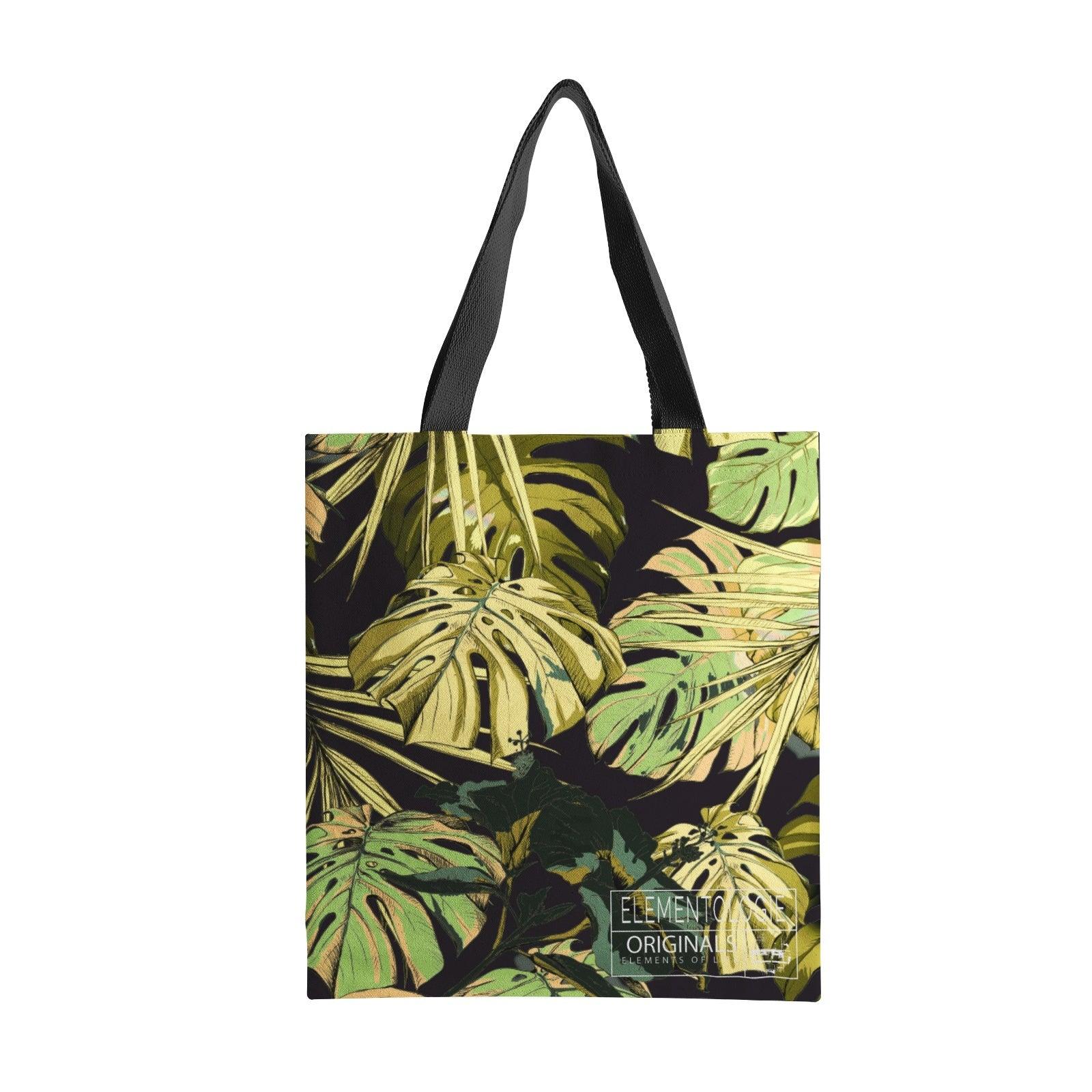 Heavy Duty and Strong Natural Canvas Tote Bag-Monstera Leaves - Premium  from Elementologie - Just $24.99! Shop now at Elementologie