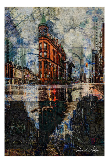 Reflections- Collage by Edward Martin - Premium  from Elementologie - Just $12.50! Shop now at Elementologie