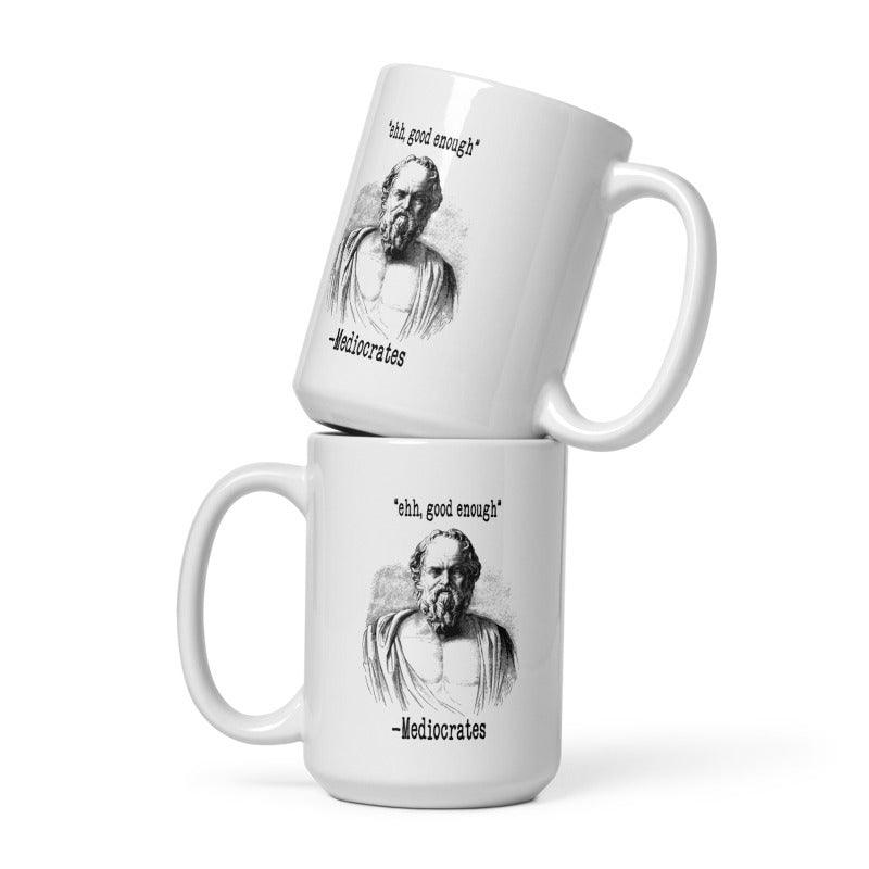 Coffee Mug- Mediocrates - Premium  from Elementologie - Just $13.75! Shop now at Elementologie