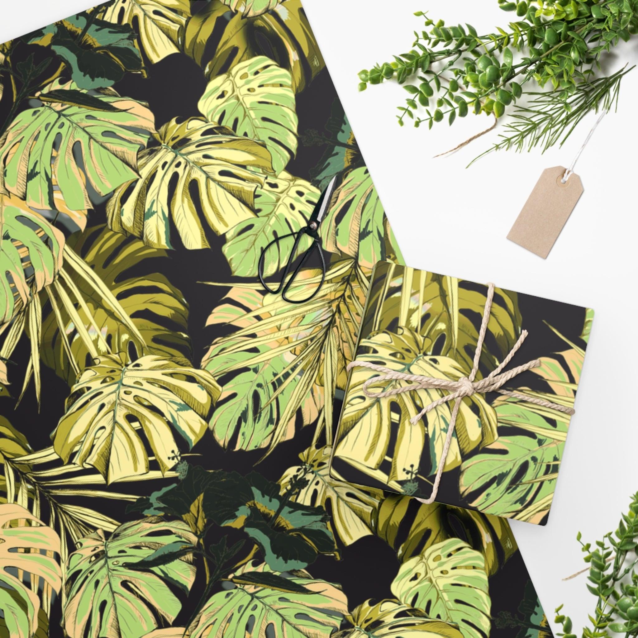 Wrapping Paper -Jungle Monstera - Elementologie