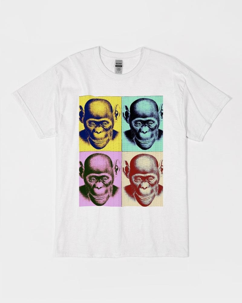 Men's Ultra T-Shirt- Pop Art Chimp by Edward Martin - Premium  from Elementologie - Just $24.95! Shop now at Elementologie