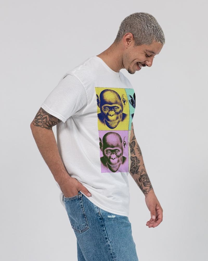 Men's Ultra T-Shirt- Pop Art Chimp by Edward Martin - Premium  from Elementologie - Just $24.95! Shop now at Elementologie