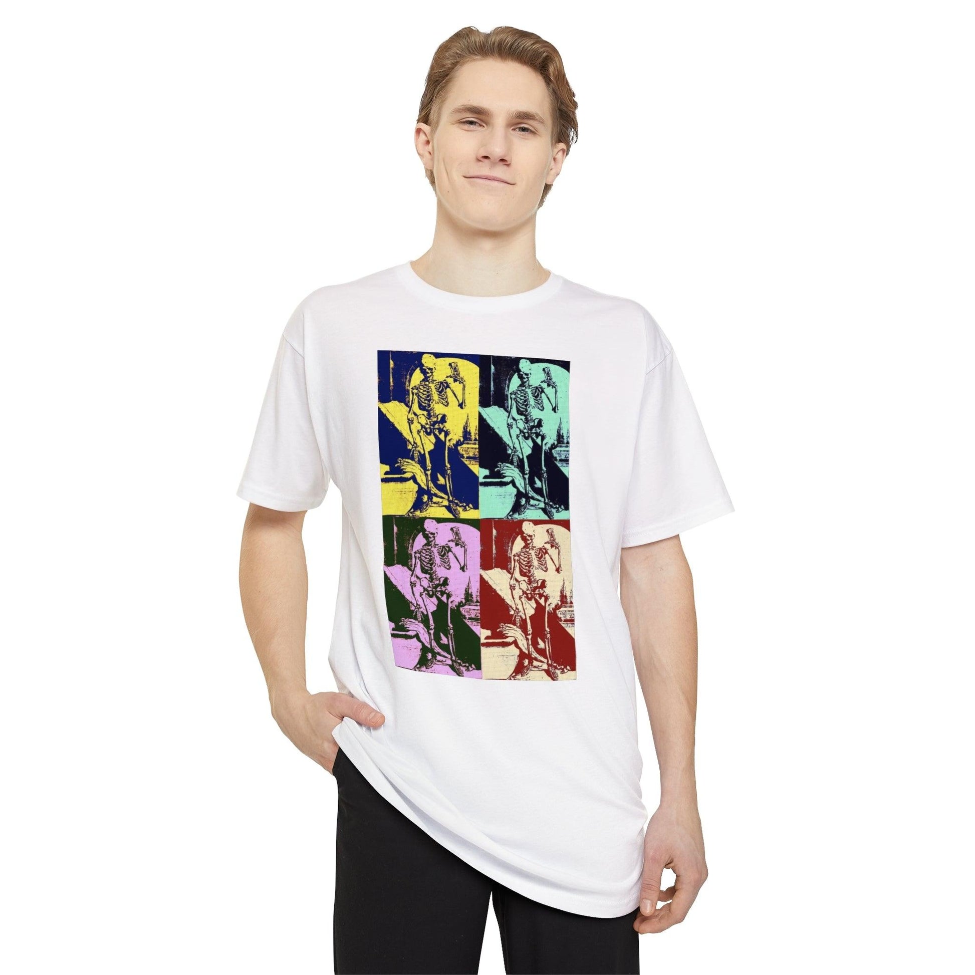 Unisex Long Body Urban Tee-Pop Art Skeletons - Premium  from Elementologie - Just $29.99! Shop now at Elementologie