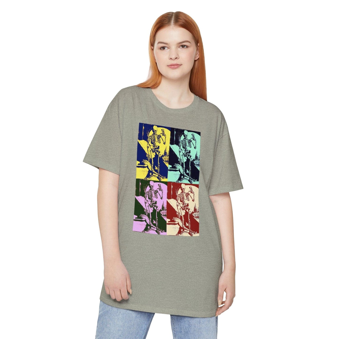 Unisex Long Body Urban Tee-Pop Art Skeletons - Premium  from Elementologie - Just $29.99! Shop now at Elementologie