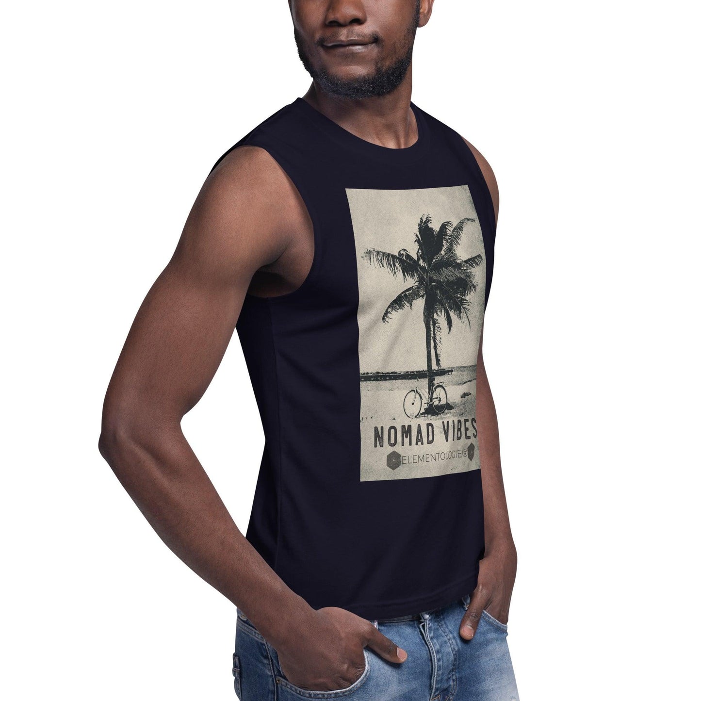 Muscle Shirt-Nomad Vibes - Premium  from Elementologie - Just $28.75! Shop now at Elementologie