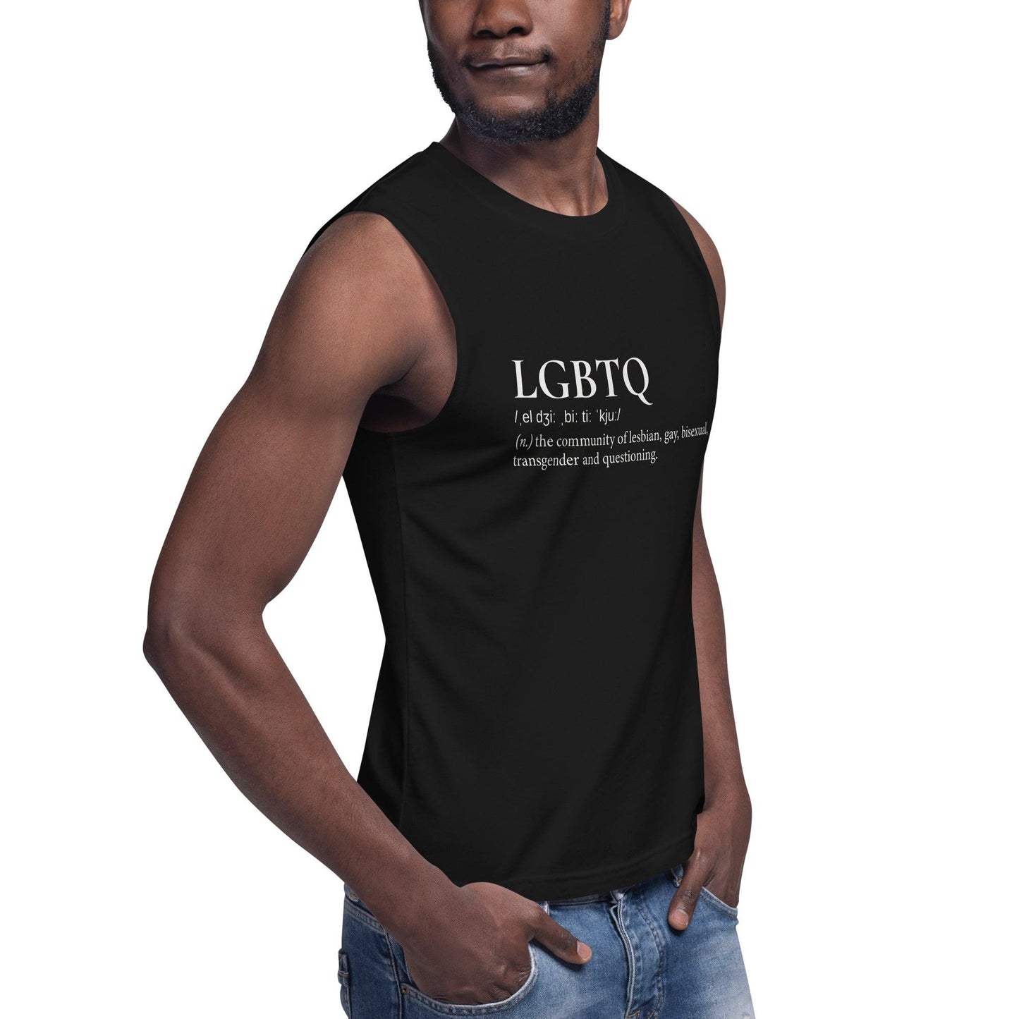 Muscle Shirt-LGBTQ+ - Premium  from Elementologie - Just $24.75! Shop now at Elementologie