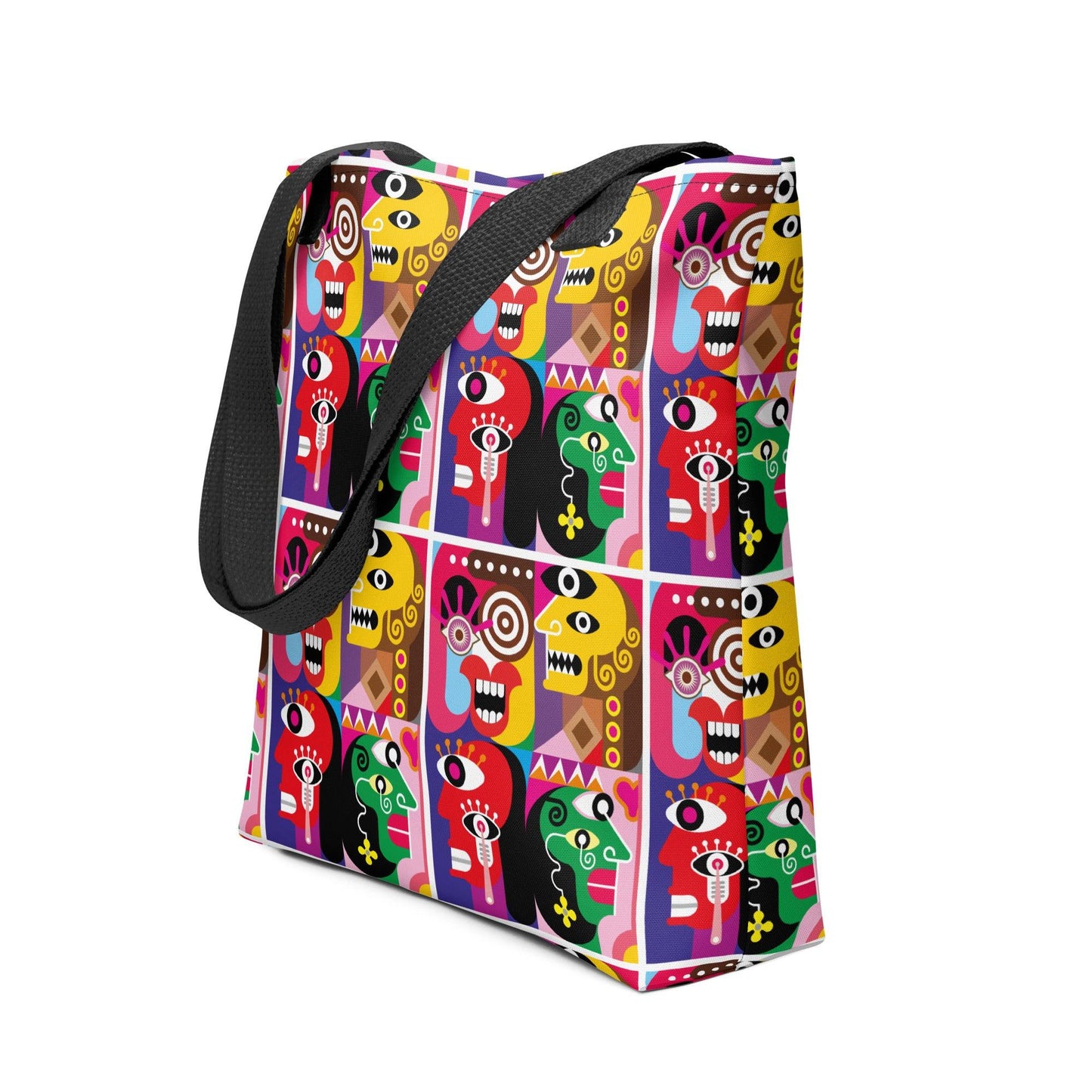 Tote Bag-Faces - Premium  from Elementologie - Just $27.95! Shop now at Elementologie