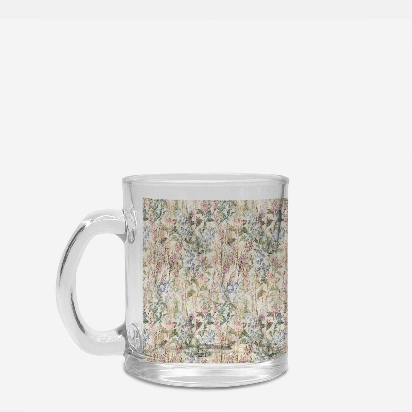 Glass Mug-Ancient Fresco Botanical - Premium  from Elementologie - Just $22.95! Shop now at Elementologie