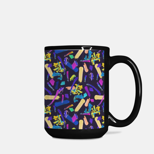 Black Coffee Mug-Abstract - Premium  from Elementologie - Just $22.95! Shop now at Elementologie