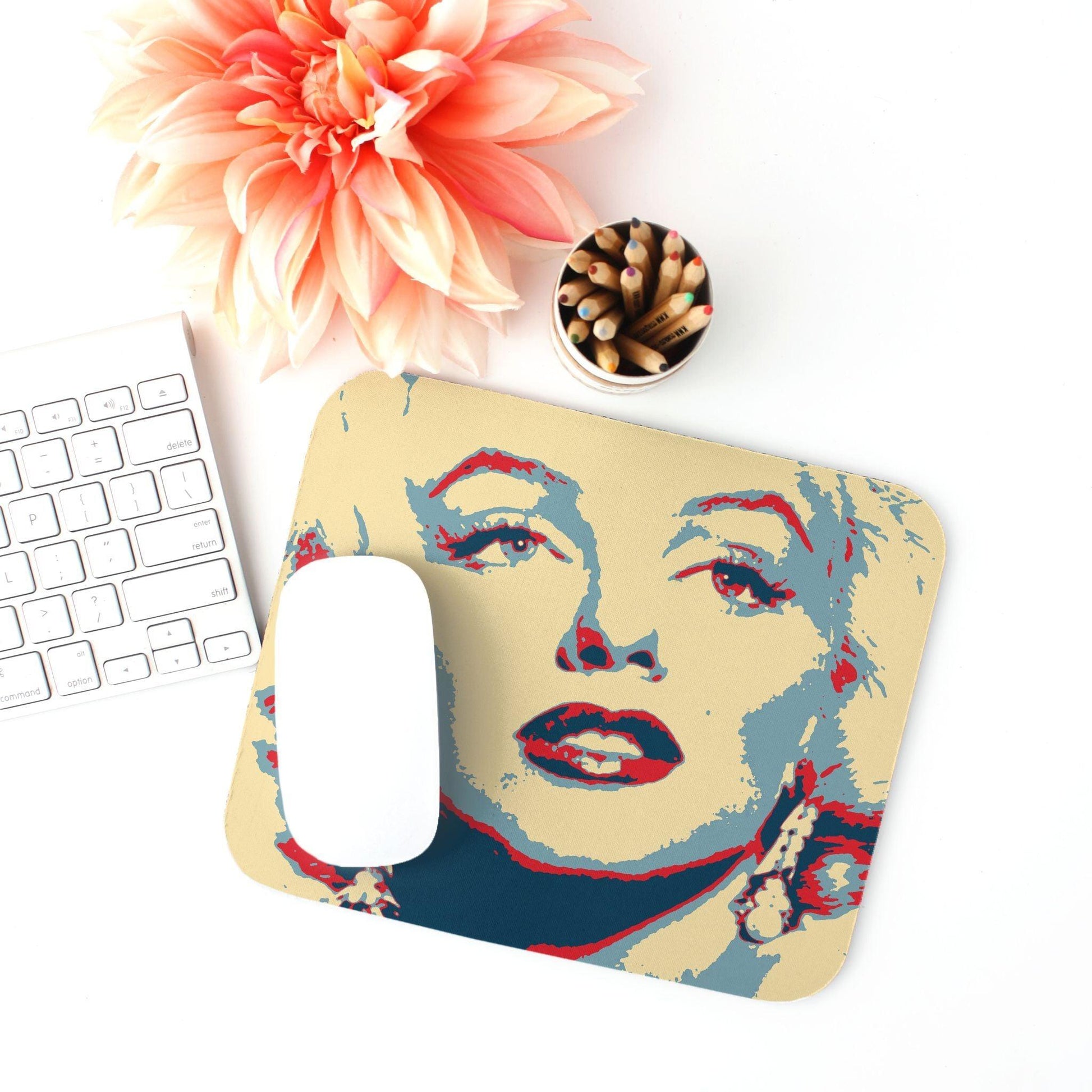 Mouse Pad-Pop Art Marilyn - Premium  from Elementologie - Just $17.95! Shop now at Elementologie