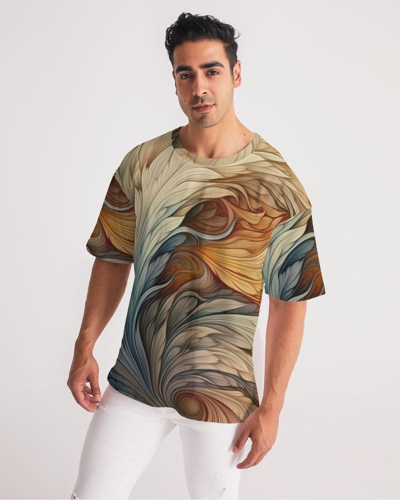 Men's Premium Heavyweight Tee-Fantastical Feathers No.02 - Premium  from Elementologie - Just $39.99! Shop now at Elementologie