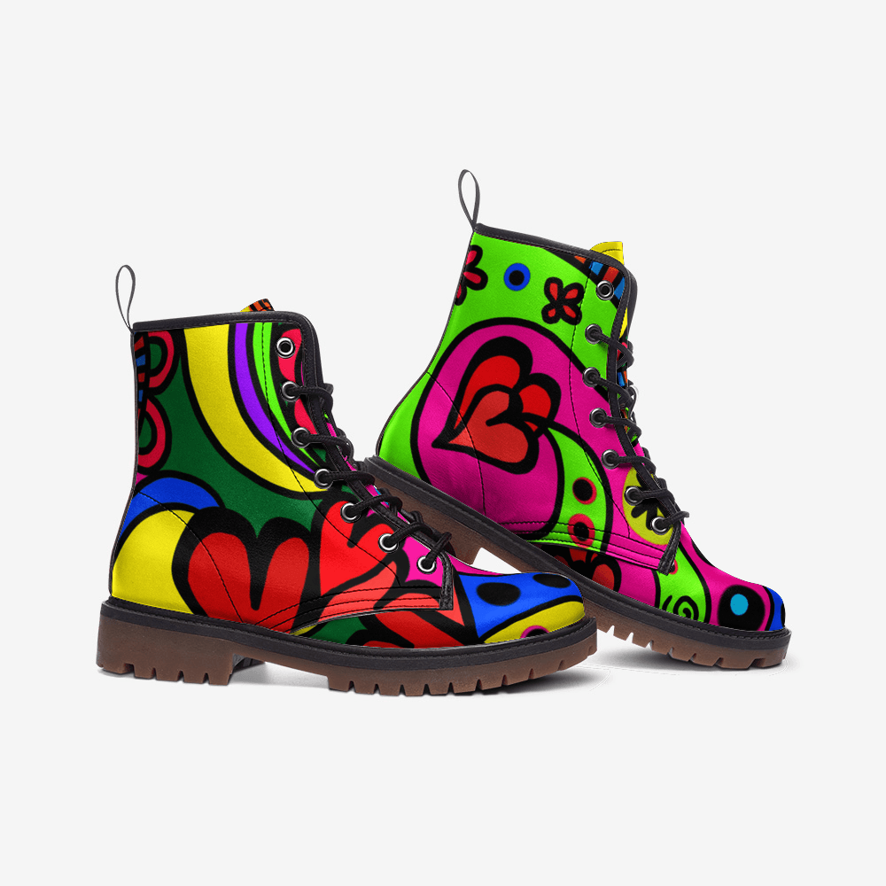 Unisex Boots-Doodle No.01 - Premium  from Elementologie - Just $78.89! Shop now at Elementologie