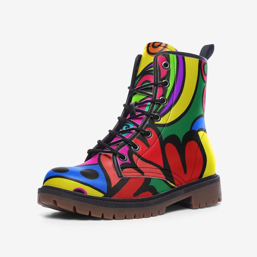 Unisex Boots-Doodle No.01 - Premium  from Elementologie - Just $78.89! Shop now at Elementologie