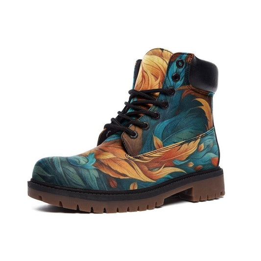 Unisex Boots-Fantastical Feathers No. 34 - Premium  from Elementologie - Just $78.89! Shop now at Elementologie