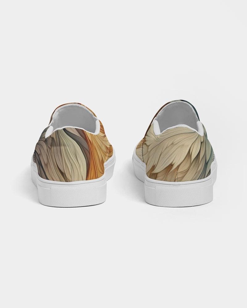 Women's Slip-On Canvas Shoe-Fantastical Feathers No.02 - Premium  from Elementologie - Just $56.99! Shop now at Elementologie